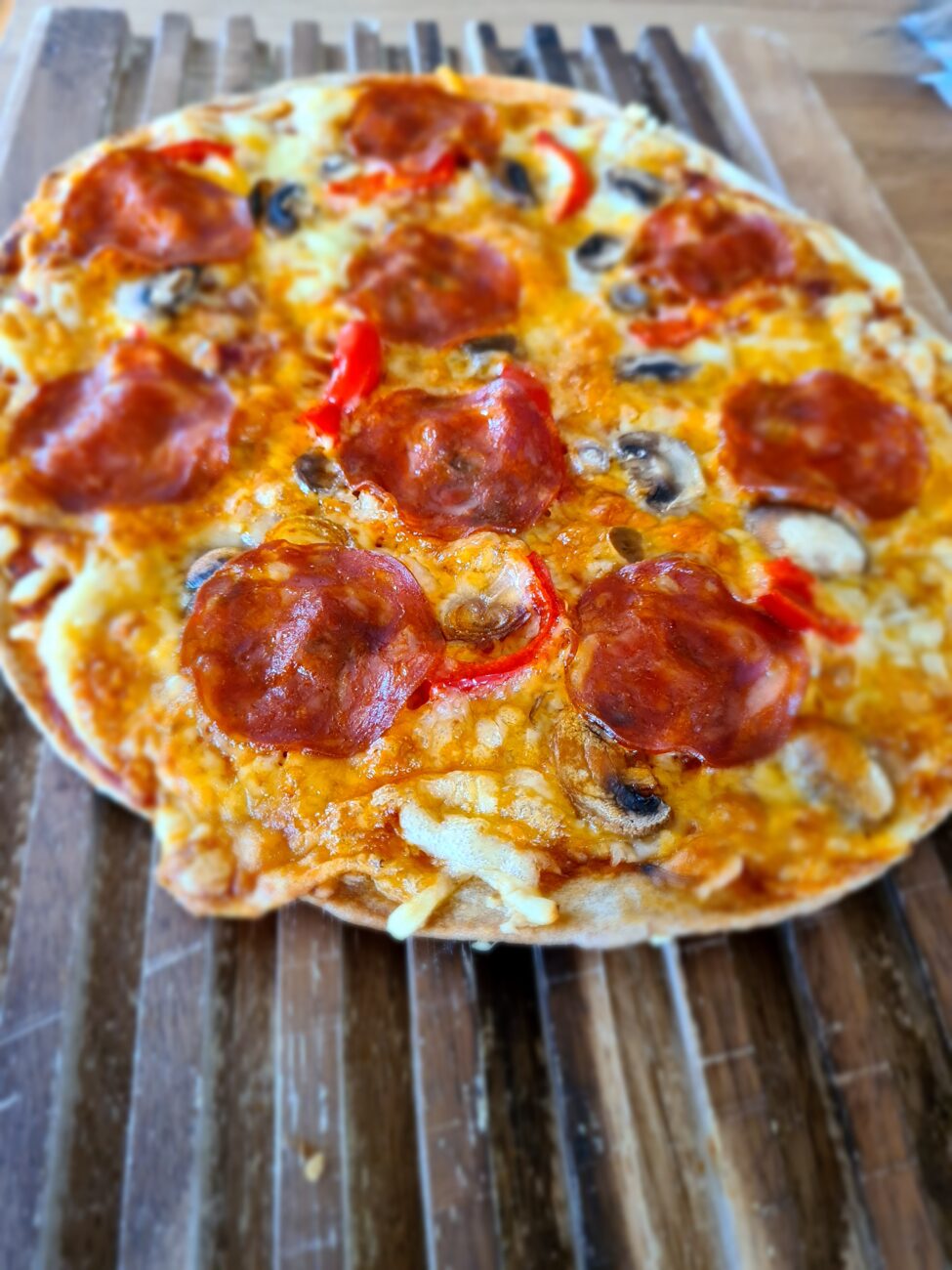 Easy peeze pizza med tomatsaus